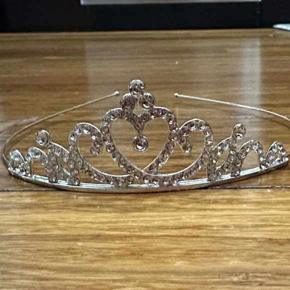 Elegant Silver Tiara Headband