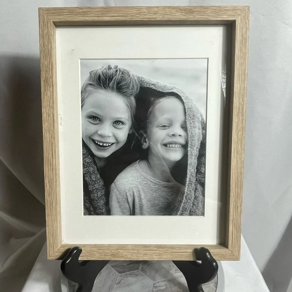 Wood Frame 8x10 Matted Black & White Portrait Print Wall Art Decor