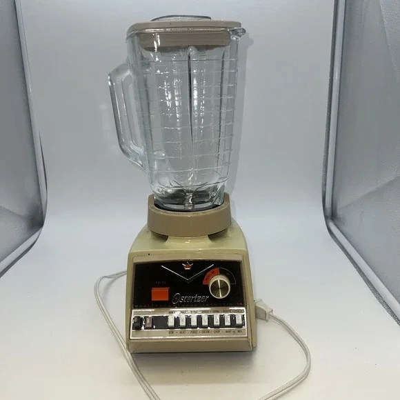 Vintage Osterizer Blender Imperial 14 Speed Oster, Glass Pitcher Tested