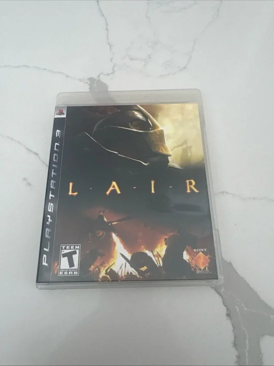 Sony PlayStation 3 Lair Game - Black and Gold Cover