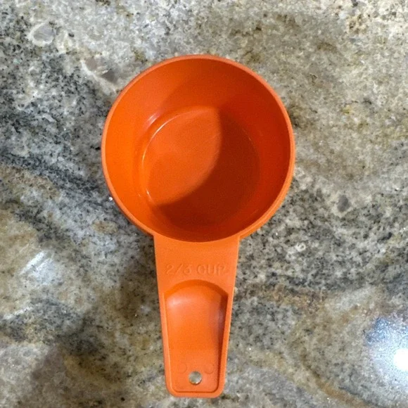 TUPPERWARE Orange 2/3 Cup Measuring Cup Replacement Vintage