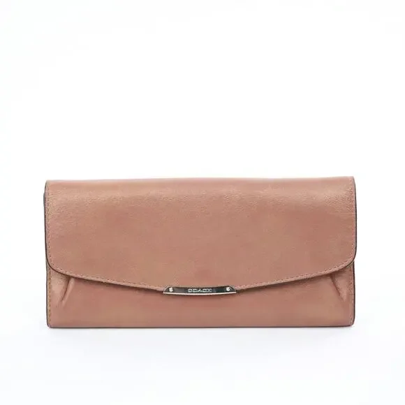 Coach Madison Dusty Rose Leather Wallet