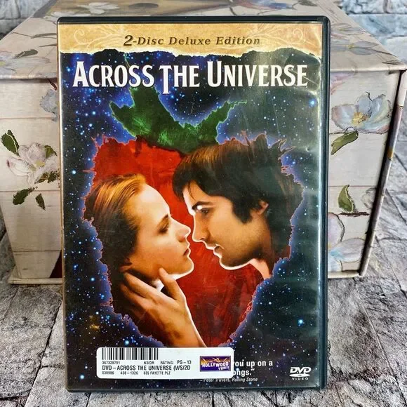 Across the Universe Sony Pictures 2 Disk Set Deluxe Edition DVD Evan Rachel Wood