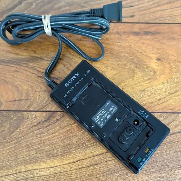Genuine Sony AC-V30 Black Camcorder Battery Charger