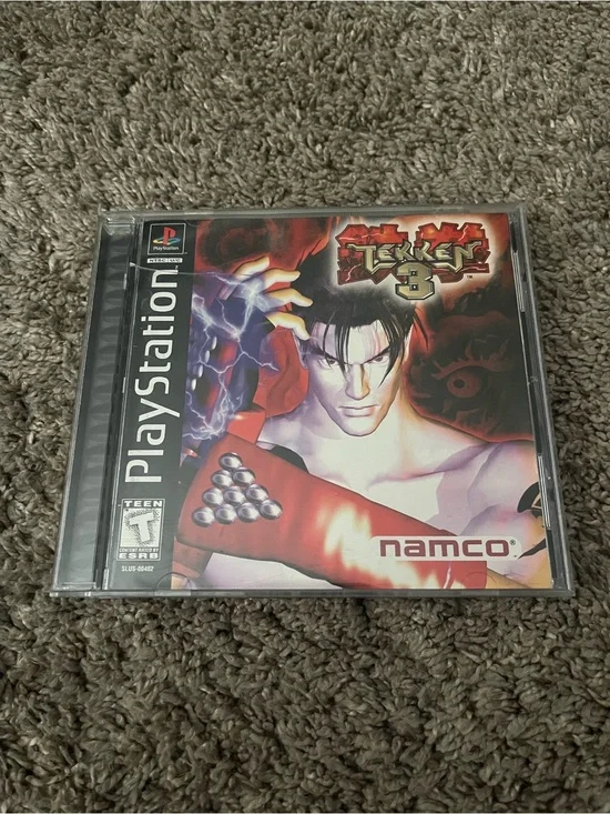 Sony PlayStation Tekken 3 Red and Black Cover