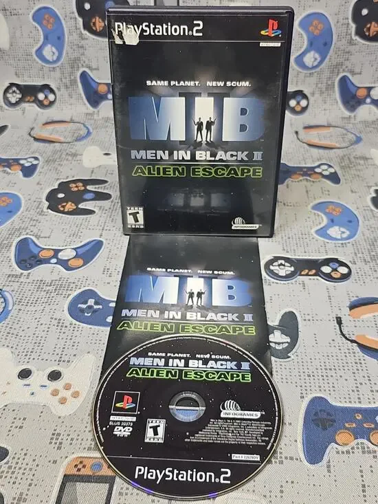 Men in Black II: Alien Escape (Sony PlayStation 2, 2002) CIB CLEANED & TESTED
