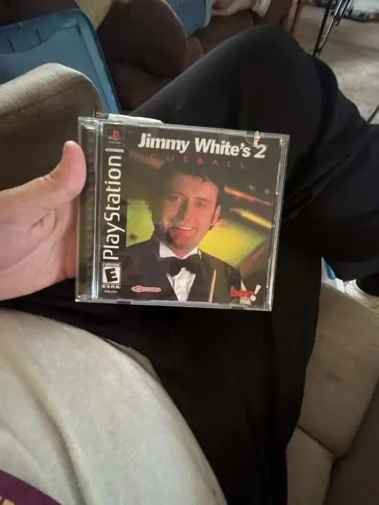 Jimmy White's 2 Cueball - Sony PlayStation 1 (PS1) Black Label CIB
