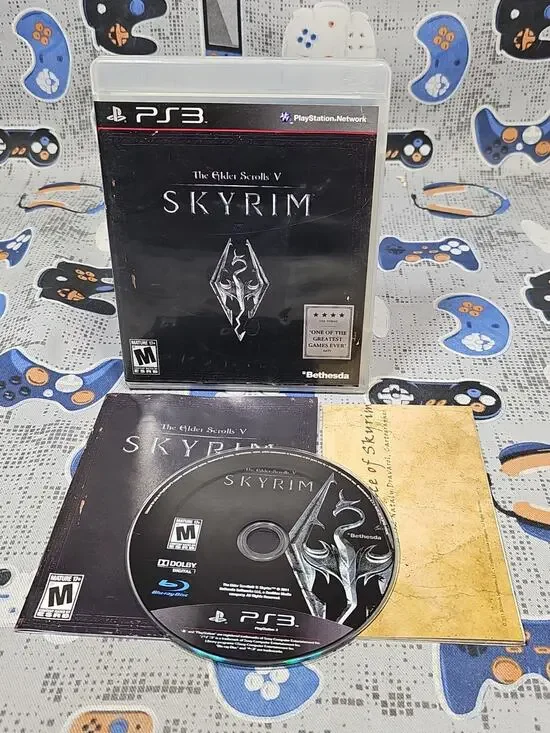 The Elder Scrolls V: Skyrim (Sony PlayStation 3 PS3, 2011) CLEANED & TESTED VG