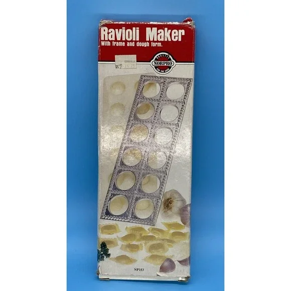 Vintage Norpro Ravioli Maker #153 MAKES 12 AT A TIME Easy To Use