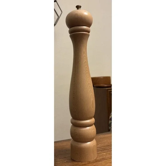 LIDREWA Germany Beechwood Pepper Mill Grinder, 15.5