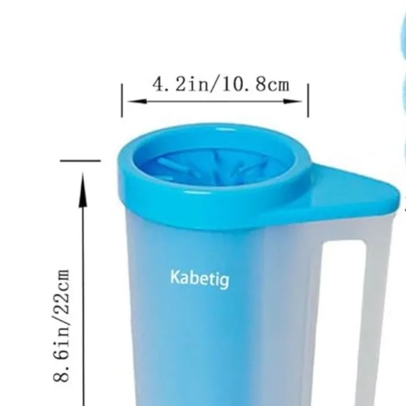 Dog Paw Cleaner Cup - Gray
