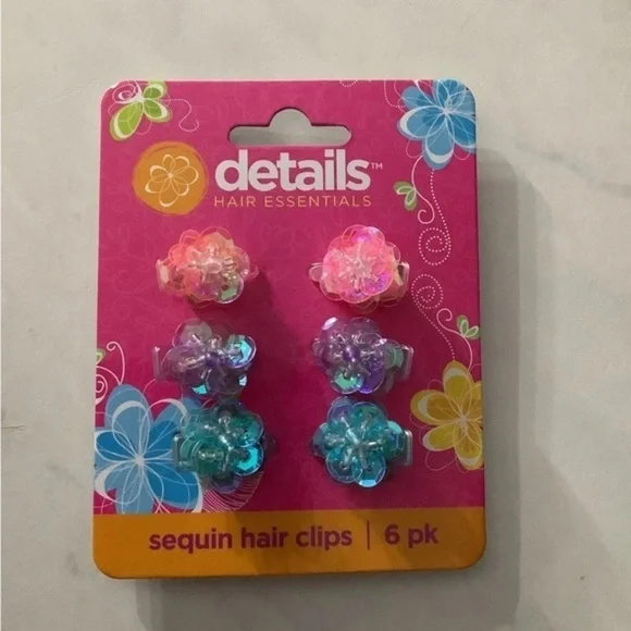 Tail Hair Essentials Sequin Hair Clips - Multicolor