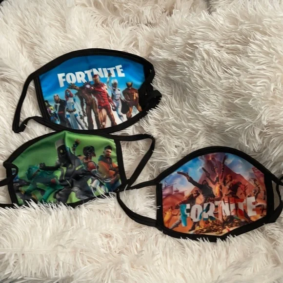 6/$20 New set/3 Fortnite face masks
