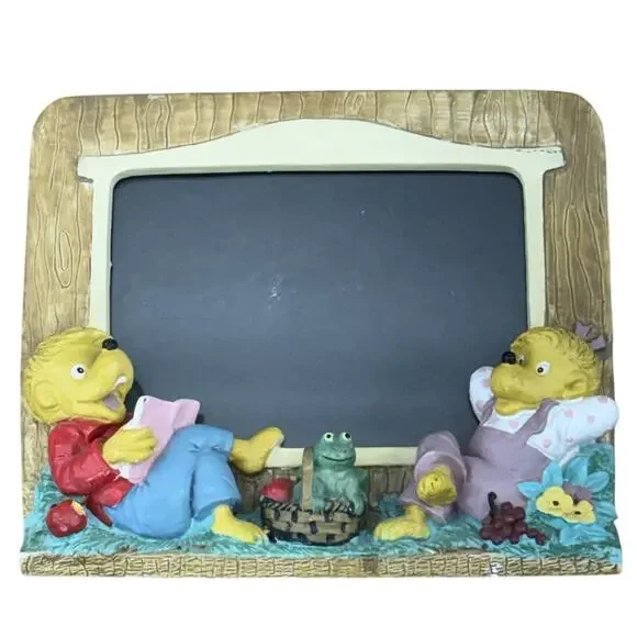 Vintage 90s Berenstain Bears 1991 Princess House Picture Frame 3