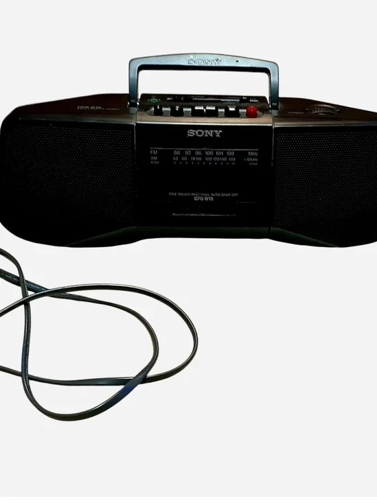 Sony Portable Boombox Radio Cassette Player