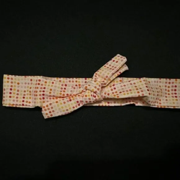 Pink Polka Dot Knot Headband  PPDKH  Handmade NWT Boutique