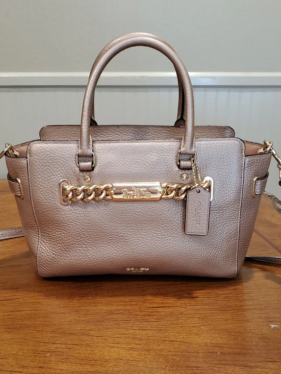 Like NEW Coach Blake Carryall 25 Bag Rose Gold