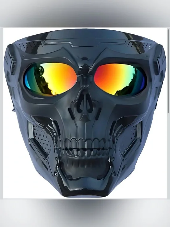 Motorcycle helmet riding goggles anti-fog face mask