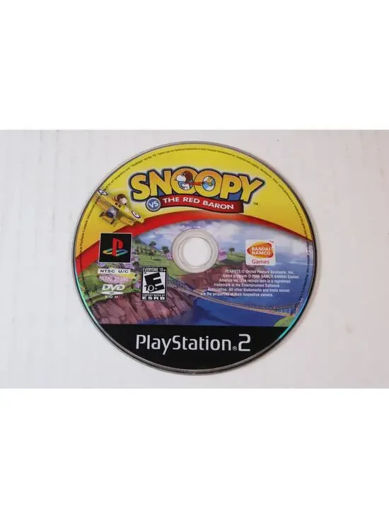 Snoopy vs. The Red Baron (Sony PlayStation 2, 2006, PS2) Authentic, disc only