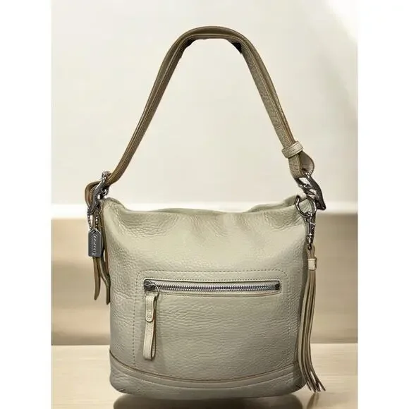 Vintage Coach 1427 Pebble Leather Slim Duffle Bag