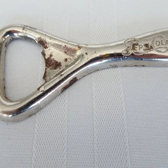 Vintage PEPSI-COLA Metal Church Key‎ bottle opener. Length 3