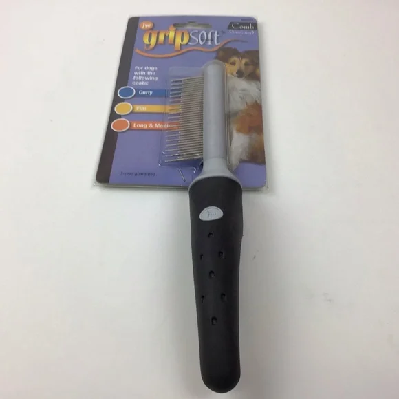 Pet Grip Soft Grooming Shedding Comb