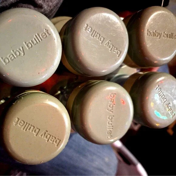 Baby Bullet homemade baby food Date Dial Storage Cups With Lids trray
