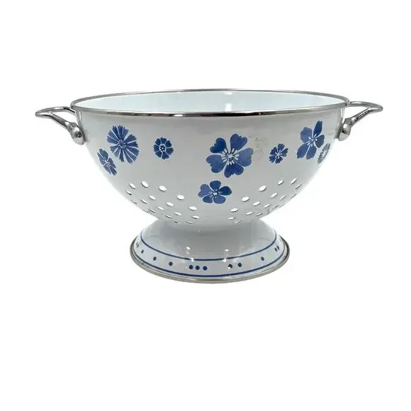 Villeroy & Boch Farmhouse Touch Blue White Colander