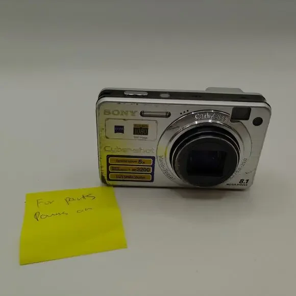 Sony Cyber-shot DSC-W150 8.1MP Digital Camera For Parts Repair
