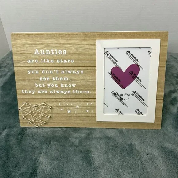 Aunties Wooden Picture Frame 6x4