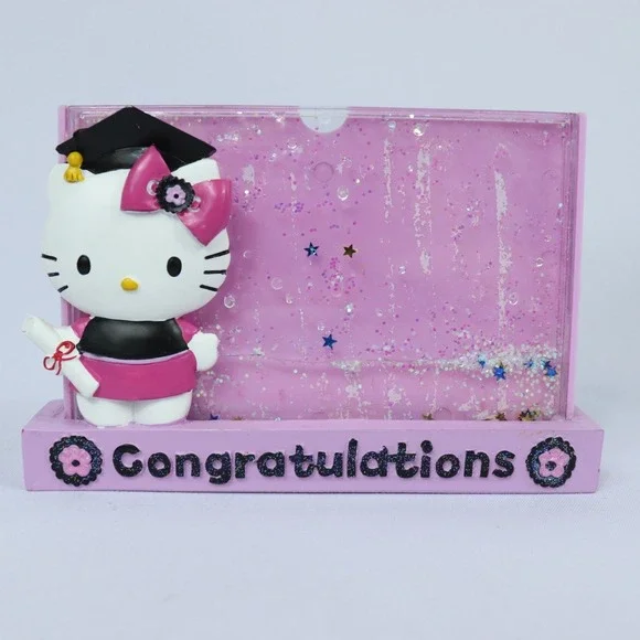 Sanrio Hello Kitty Graduation Congratulations Gift Picture Photo Frame 4x6 READ
