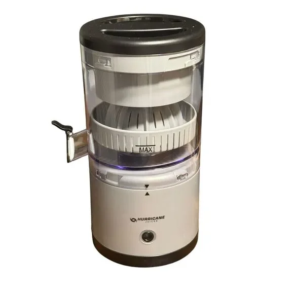 Hurricane Juicer Portable Citrus Juicer Gray Model 23086 USB Rechargeable Works