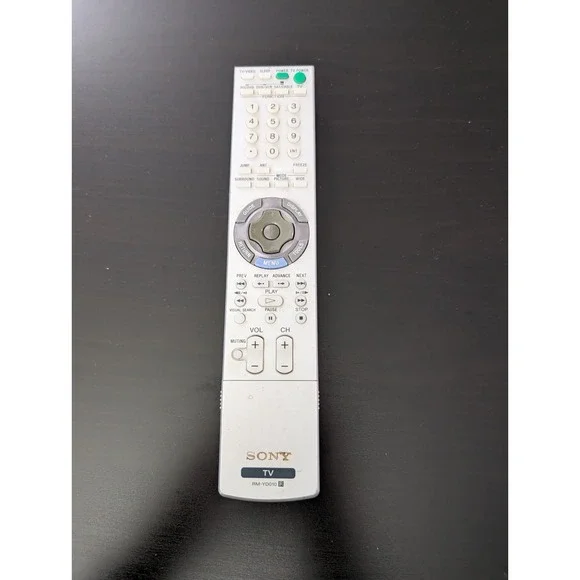 Genuine Sony‎ Original TV Remote Control Only RM -YD010 Silver Replacement