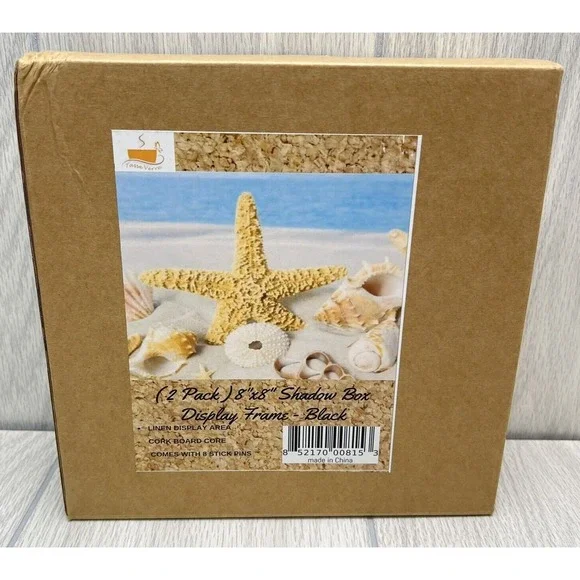 Shadow Box Display Frame Black 8