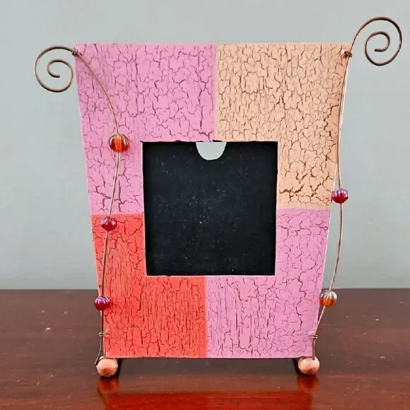 Crackle Design Picture Frame