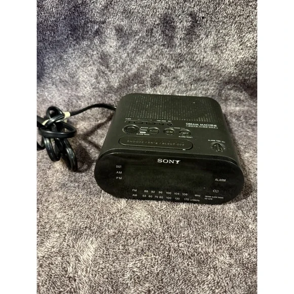 Sony Dream Machine ICF-C218 Alarm Clock AM/FM Radio Tested & Works