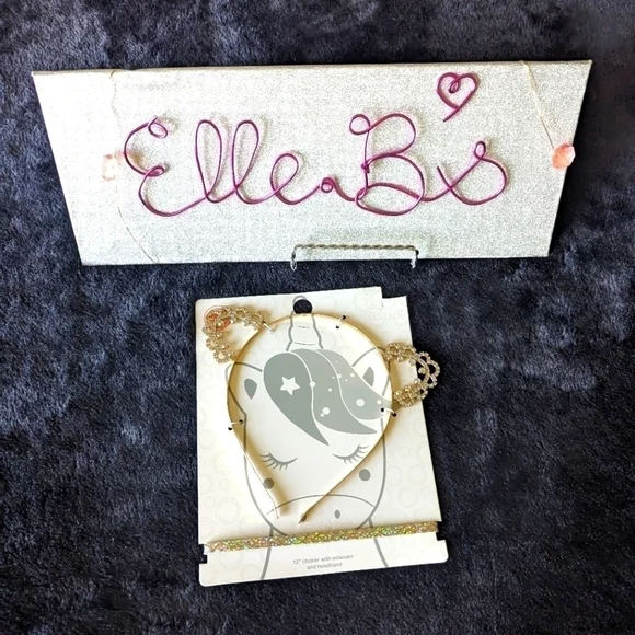 Unicorn Bling Headband Set