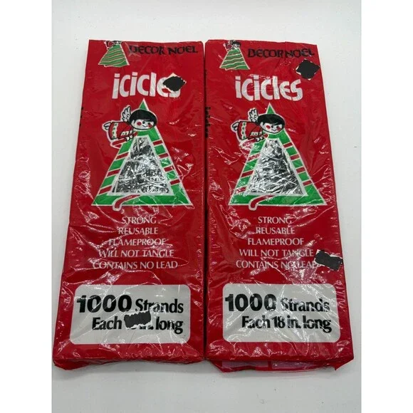 Vintage Icicles Tinsel Strands 18