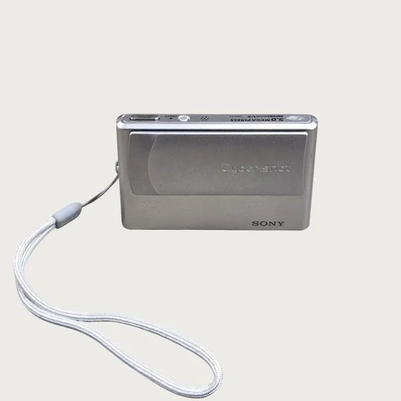 Sony DSC-T1 Cyber-shot Digital Camera Silver 5.0MP For Parts Repair