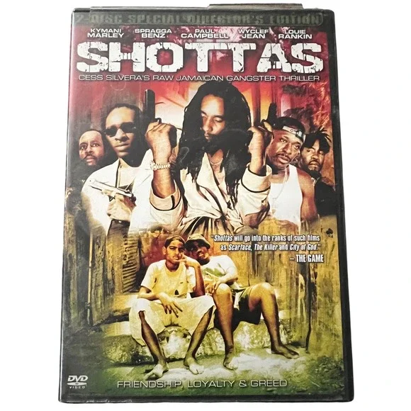 Shottas Special Directors Edition 2-Disc DVD Jamaican Gangster Thriller Sony