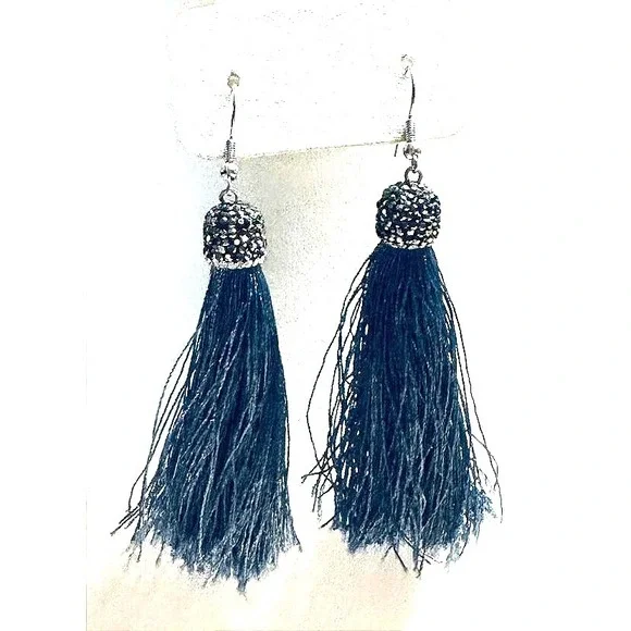 Tassel Earrings Rhinestone Ball Dangle Drop‎ Fashion Jewelry