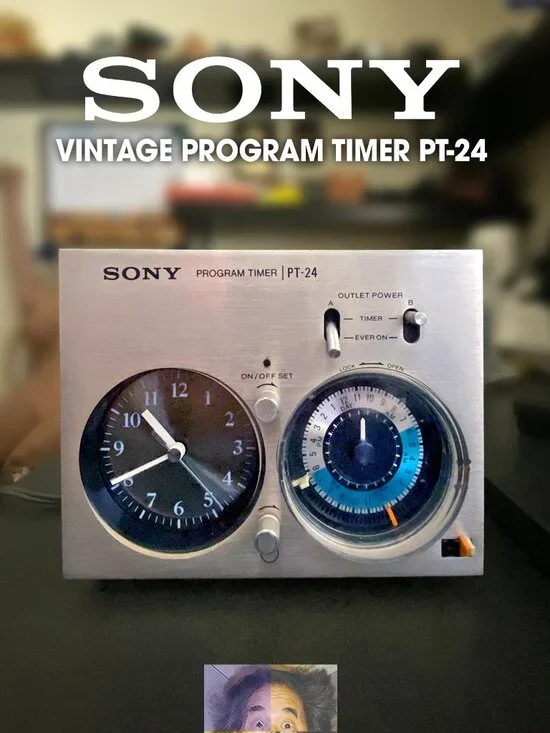 Vintage Sony PT-24 Program Timer – Made in Japan – Working Condition