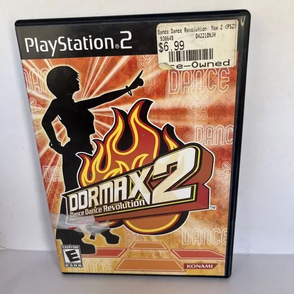 DDRMAX 2 Dance Dance Revolution Sony PS2 Playstation Complete