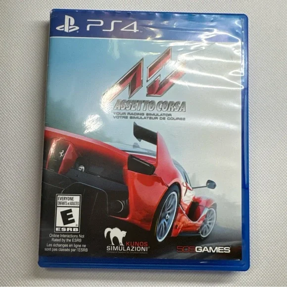 Assetto Corsa (Sony PlayStation 4, 2016) W/ Manual Racing PS4