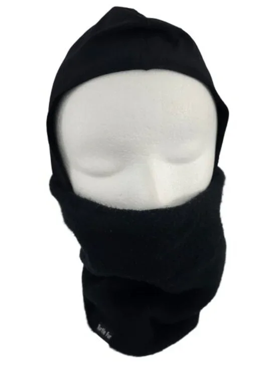 Turtle Fur Shellaclava Balaclava Ski Mask Black Fleece Hood Neck Warmer RN 82583