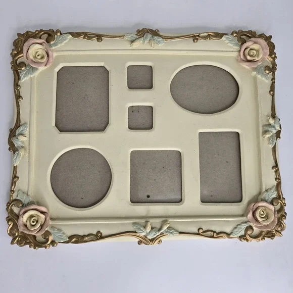 Coquette Shabby Chic 12x10 Multi Photo Frame Romancecore Baroque Rose Victorian