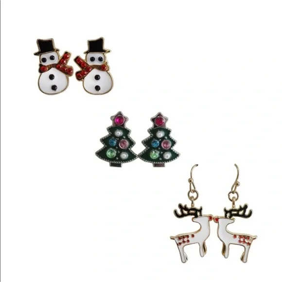 Holiday time earring bundle