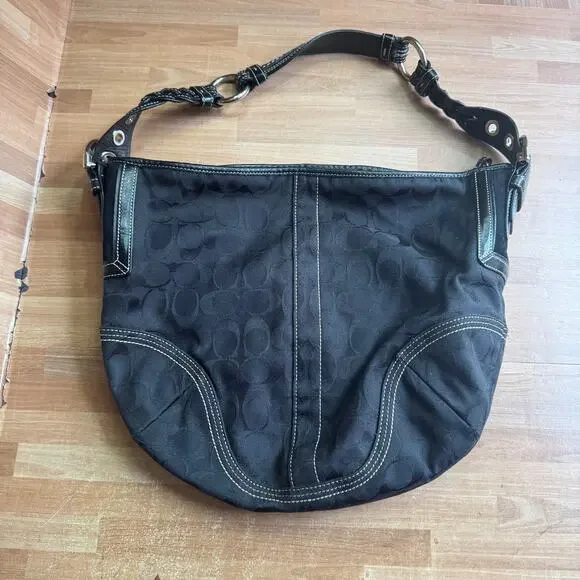 vintage Coach Soho Signature Hobo Bag