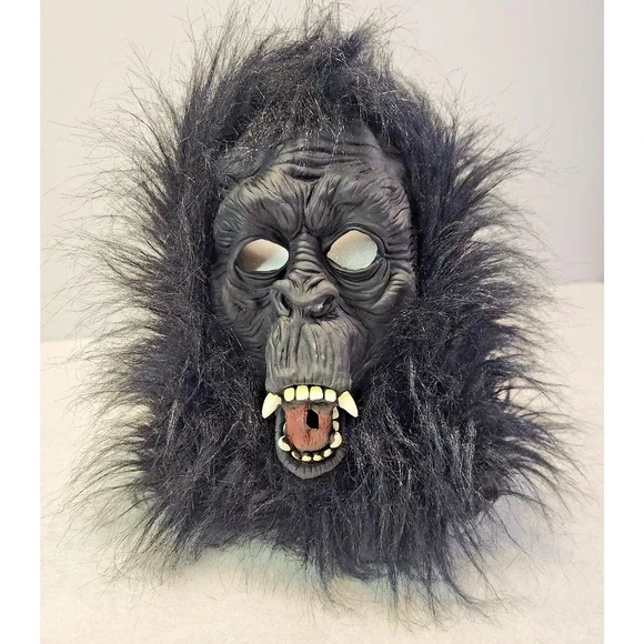 Gorilla Ape King Kong Monkey Head Rubber Mask Adult Size Halloween Costume