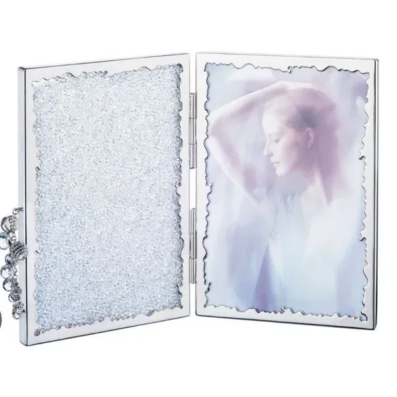 RARE ~SWAROVSKI CRYSTALLINE PICTURE FRAME  4 X 6 PREOWNED - NO BOX
